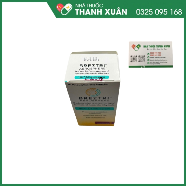 BREZTRI AEROSPHERE điều trị duy trì bệnh phổi tắc nghẽn mạn tính (COPD)